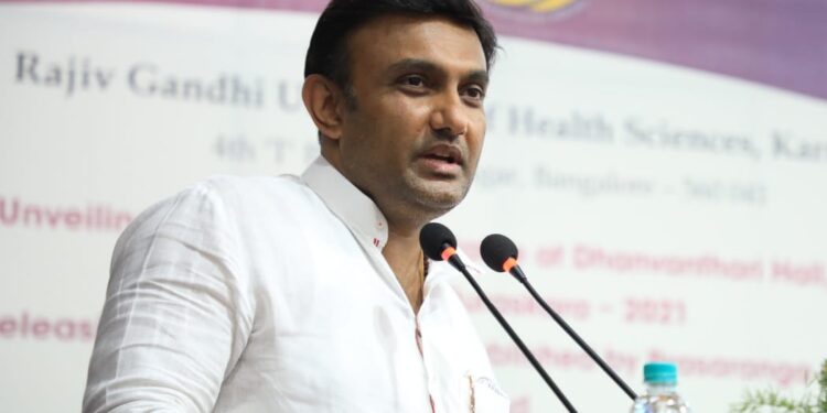 ಕುಲಪತಿ ಆಗಬೇಕಾದರೆ ಶುದ್ಧ ಚಾರಿತ್ರ್ಯ, ಸಂಸ್ಕಾರ ಇರಬೇಕು; ಅಪವಾದ ಇರುವವರಿಗೆ ಅವಕಾಶ ಇಲ್ಲ ಎಂದ ಆರೋಗ್ಯ ಸಚಿವ ಡಾ.ಕೆ.ಸುಧಾಕರ್‌