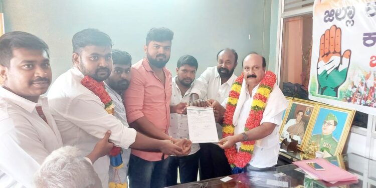 ಗುಡಿಬಂಡೆ: ಕಾಂಗ್ರೆಸ್ ಸಾಮಾಜಿಕ ಜಾಲತಾಣ ವಿಭಾಗದ ಅಧ್ಯಕ್ಷರಾಗಿ  ಜಿ.ಎನ್.ನವೀನ್ ಆಯ್ಕೆ