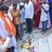 ವರ್ಲಕೊಂಡ ಬೆಟ್ಟಕ್ಕೆ ಮೆಟ್ಟಿಲು; ಕಾಮಗಾರಿಗೆ ಚಾಲನೆ ನೀಡಿದ ಸಚಿವ ಡಾ.ಸುಧಾಕರ್‌