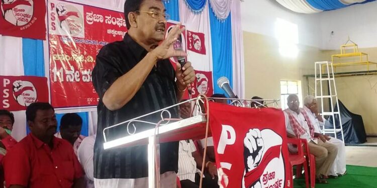 ಇಂದಿನ ಹೋರಾಟಗಳು ಪ್ರಚಾರಕ್ಕಾಗಿ, ಸುದ್ದಿಗಾಗಿ ಹಾಗೂ ಮನವಿ ಪತ್ರ ನೀಡುವುದಕ್ಕೆ ಸೀಮಿತ: ಜಿ.ವಿ.ಶ್ರೀರಾಮರೆಡ್ಡಿ