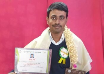 ಬಾಗೇಪಲ್ಲಿಯ ಯುವ ರೈತನಿಗೆ ಜಿಕೆವಿಕೆ ಪ್ರಗತಿಪರ ಯುವ ರೈತ ಪ್ರಶಸ್ತಿ