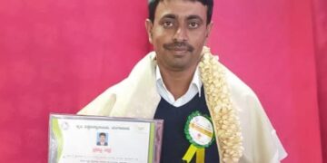 ಬಾಗೇಪಲ್ಲಿಯ ಯುವ ರೈತನಿಗೆ ಜಿಕೆವಿಕೆ ಪ್ರಗತಿಪರ ಯುವ ರೈತ ಪ್ರಶಸ್ತಿ