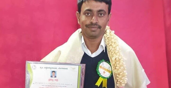 ಬಾಗೇಪಲ್ಲಿಯ ಯುವ ರೈತನಿಗೆ ಜಿಕೆವಿಕೆ ಪ್ರಗತಿಪರ ಯುವ ರೈತ ಪ್ರಶಸ್ತಿ