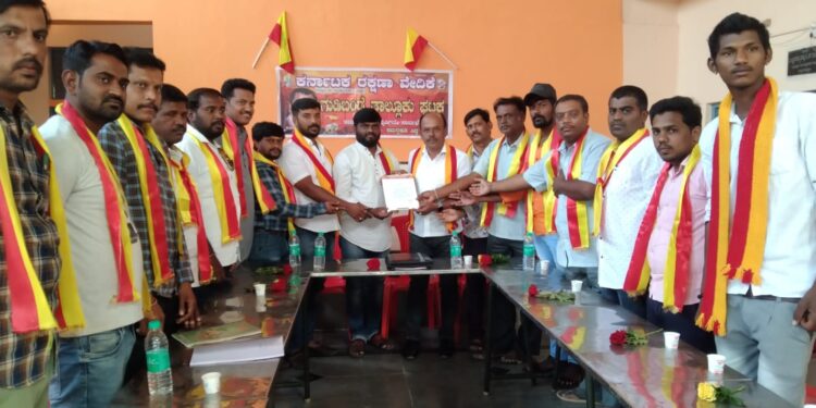 ಗುಡಿಬಂಡೆ ಕರವೇ ಅಧ್ಯಕ್ಷರಾಗಿ ಶ್ರೀನಿವಾಸ್ ಯಾದವ್‌