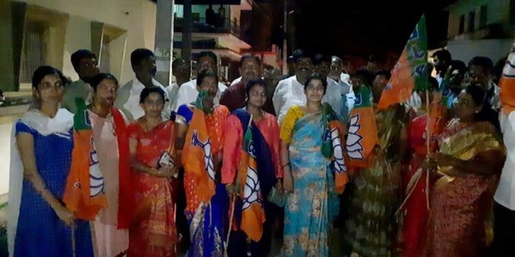 ಗುಡಿಬಂಡೆಯಲ್ಲಿ ಬಿಜೆಪಿ ವಿಜಯಭೇರಿ