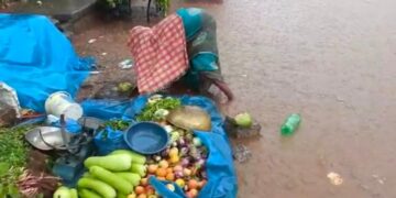 ಬಿರುಗಾಳಿ ಮಳೆ, ಆಲಿಕಲ್ಲು ಅಬ್ಬರಕ್ಕೆ ತತ್ತರಿಸಿದ ಗುಡಿಬಂಡೆ
