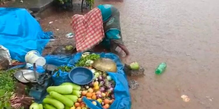 ಬಿರುಗಾಳಿ ಮಳೆ, ಆಲಿಕಲ್ಲು ಅಬ್ಬರಕ್ಕೆ ತತ್ತರಿಸಿದ ಗುಡಿಬಂಡೆ