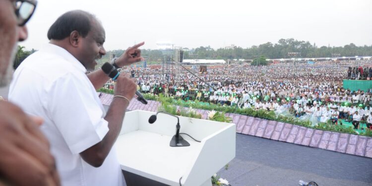 ಯಾರ ಹಂಗಿಲ್ಲದ ಪೂರ್ಣ ಸರಕಾರ ನೀಡಿದರೆ ಸಮಗ್ರ ನೀರಾವರಿ