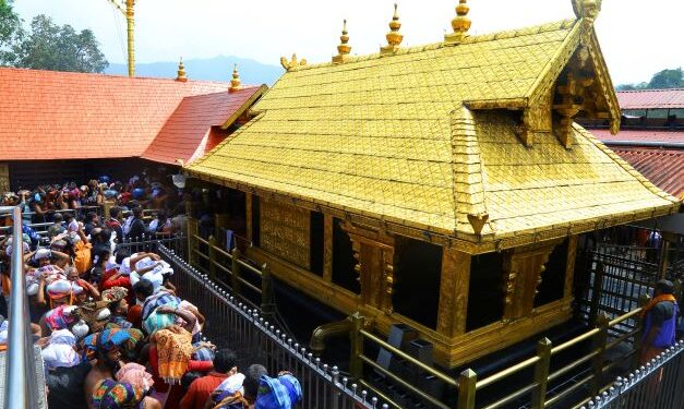 ಶಬರಿಮಲೆ ಶ್ರೀ ಅಯ್ಯಪ್ಪ ಸ್ವಾಮಿ ಸ್ವರ್ಣಲೇಪಿತ ಗರ್ಭಗುಡಿ ಸೋರಿಕೆ