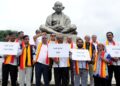 ಹಿಂದಿ ದಿವಸ: ಕಪ್ಪುಪಟ್ಟಿ ಧರಿಸಿ ಪ್ರತಿಭಟಿಸಿದ ಜೆಡಿಎಸ್‌ ಶಾಸಕರು