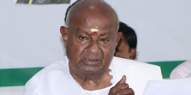 ಬಿಜೆಪಿ ಜತೆ ಕೈ ಜೋಡಿಸದ ಪಕ್ಷ ಯಾವುದಿದೆ?; ಮಾಜಿ ಪ್ರಧಾನಿ ಹೆಚ್.ಡಿ.ದೇವೇಗೌಡರ ಪ್ರಶ್ನೆ
