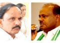 ಸಚಿವ ಡಿ.ಸುಧಾಕರ್ ವಜಾ ಮಾಡಿ ಬಂಧಿಸಲು  ಹೆಚ್.ಡಿ.ಕುಮಾರಸ್ವಾಮಿ ಆಗ್ರಹ