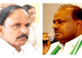 ಸಚಿವ ಡಿ.ಸುಧಾಕರ್ ವಜಾ ಮಾಡಿ ಬಂಧಿಸಲು  ಹೆಚ್.ಡಿ.ಕುಮಾರಸ್ವಾಮಿ ಆಗ್ರಹ
