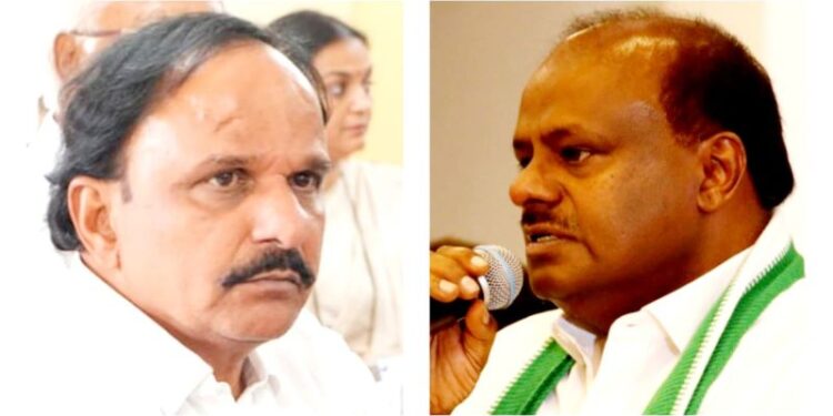 ಸಚಿವ ಡಿ.ಸುಧಾಕರ್ ವಜಾ ಮಾಡಿ ಬಂಧಿಸಲು  ಹೆಚ್.ಡಿ.ಕುಮಾರಸ್ವಾಮಿ ಆಗ್ರಹ