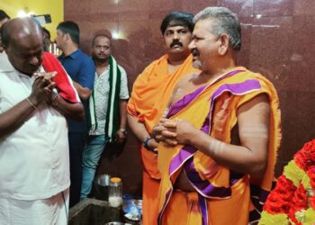 ಹೆಚ್.ಡಿ.ಕುಮಾರಸ್ವಾಮಿ ಒತ್ತಾಸೆಯಿಂದ ಎಲ್ಲೋಡು ಕ್ಷೇತ್ರಕ್ಕೆ ನೀರಿನ ಸೌಲಭ್ಯ