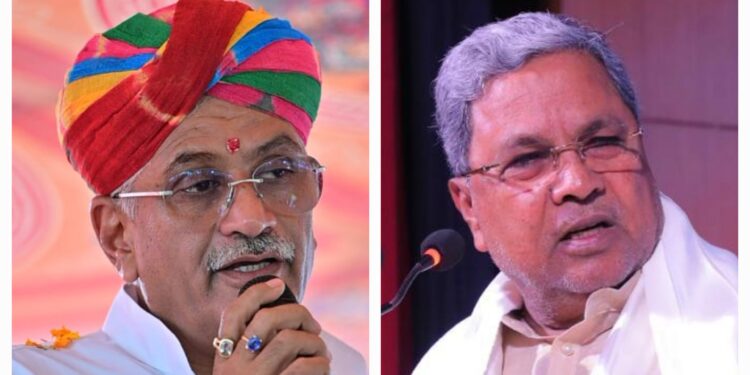 ಸುಳ್ಳು ಹರಡಬೇಡಿ; ಸಿದ್ದರಾಮಯ್ಯಗೆ ಕೇಂದ್ರ ಜಲಶಕ್ತಿ ಸಚಿವ ಗಜೇಂದ್ರ ಶೇಖಾವತ್ ತರಾಟೆ