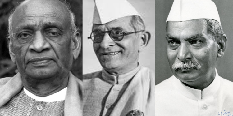 ಸರ್ದಾರ್ ಪಟೇಲರ ದೃಢ ಸಂಕಲ್ಪ, ಮುನ್ಷಿ ಅವರ ಪ್ರಚಂಡ ಧೈರ್ಯ ಮತ್ತು ಬಾಬು ರಾಜೇಂದ್ರ ಪ್ರಸಾದರ ರಾಜಿ ಇಲ್ಲದ ನಿಲುವು