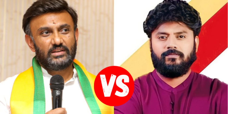 ಬೆಂಗಳೂರು ಉತ್ತರದಿಂದ ಕಾಂಗ್ರೆಸ್‌ ಅಭ್ಯರ್ಥಿಯಾಗಿ ಡಾ.ಕೆ.ಸುಧಾಕರ್‌ ಸ್ಪರ್ಧೆ; ಪ್ರದೀಪ್‌ ಈಶ್ವರ್‌ ನೇರ ಆರೋಪ