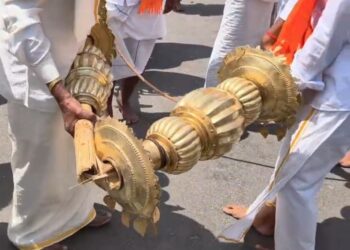 ನಾಡಹಬ್ಬಕ್ಕೆ ಆರಂಭದಲ್ಲೇ ವಿಘ್ನ; ಮುರಿದುಬಿದ್ದ ನಂದಿ ಕಂಬ